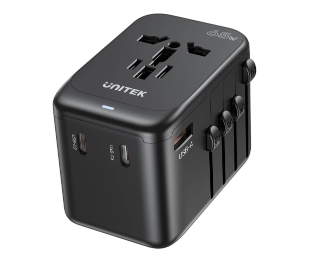 Unitek Ładowarka podróżna EU/US/UK/AUS PD 65 W - 1455239 - zdjęcie 4